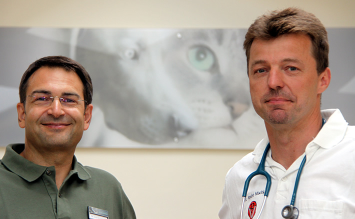 Dr. med. vet. Andre Mischke und Dr. med. vet. Martin Wenzel